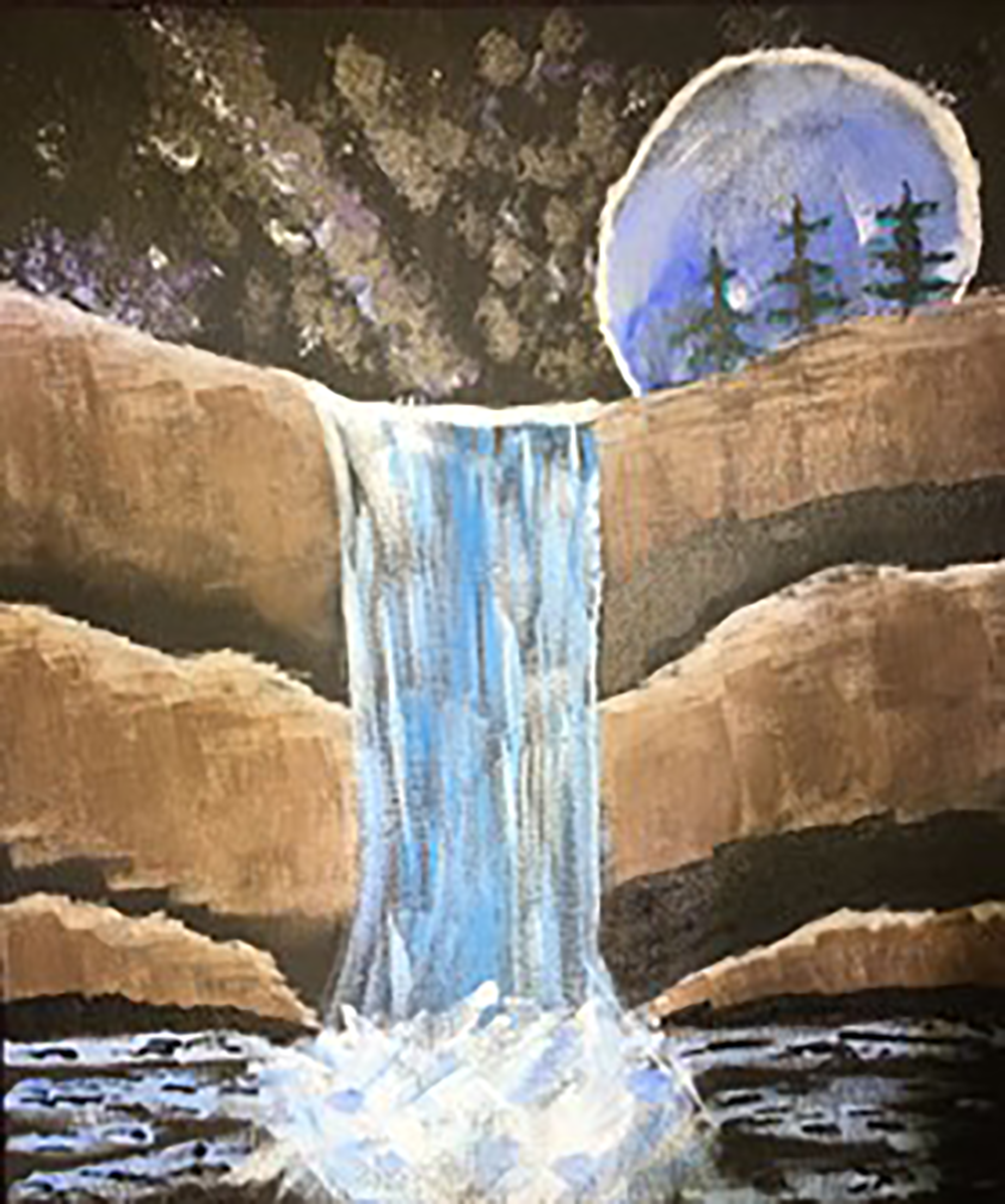 Painting – Waterfall